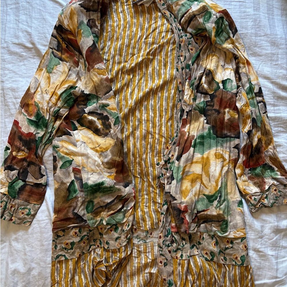 Carole Little Artistic Multicolor Blazer
